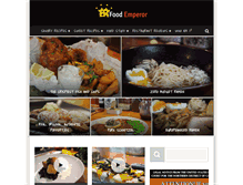 Tablet Screenshot of foodemperor.com